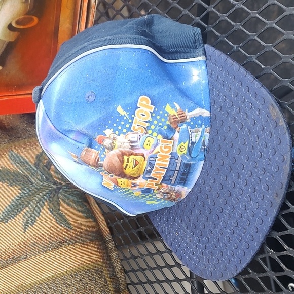 Lego Other - Lego Kids Hat - Blue with Colorful Characters